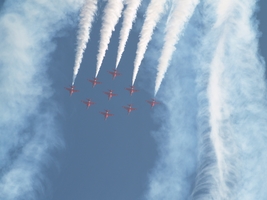 red arrows