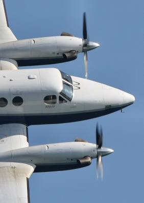 King Air zoomed