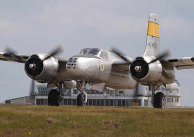 A-26 Invader on way home
