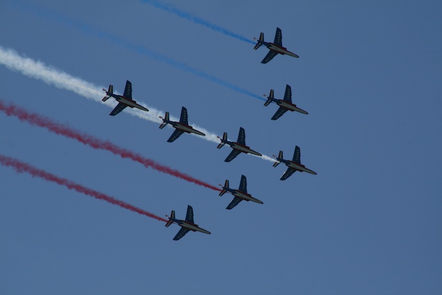 Red Arrows, arrow formation