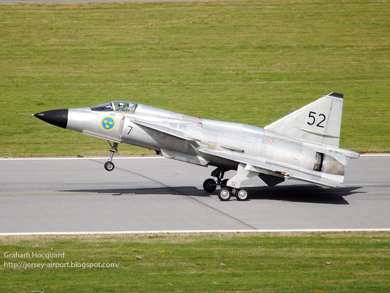 SAAB 37 AJS 37 Viggen of The Swedish Air Force Historic Flight