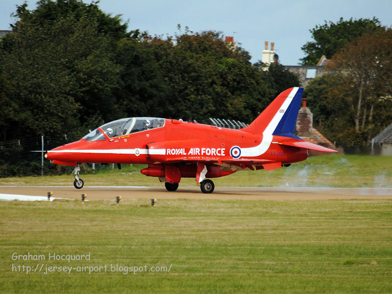 Red Arrows arrival