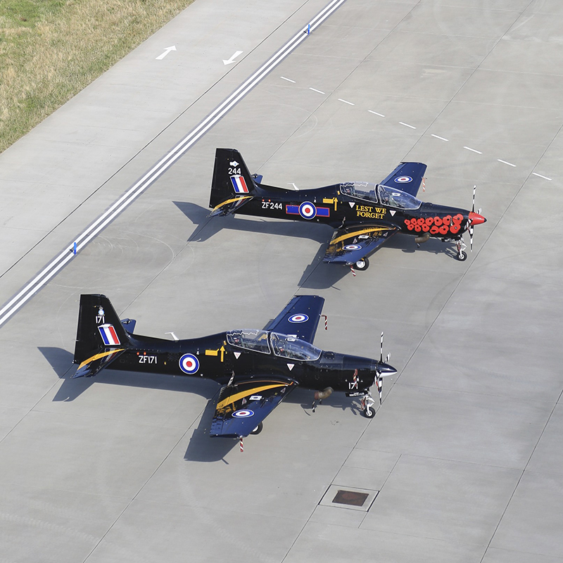 R.A.F Tucano display